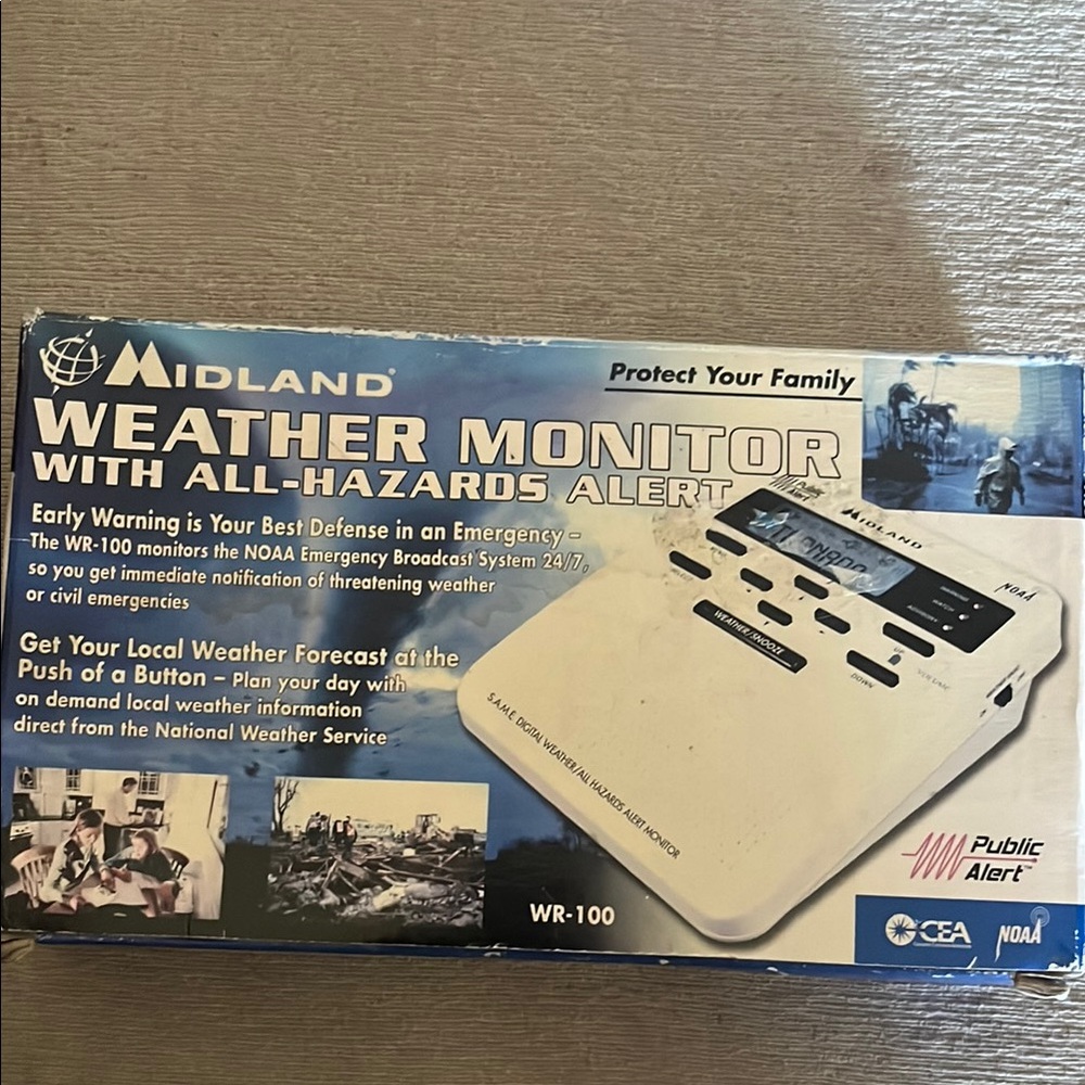 Midland Weather Monitor with All-Hazards Alert